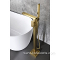 Gold Brass Bathroom Shower Faucet Sets Rain